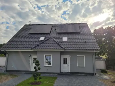 Das Gebäude in dem sich die Ferienwohnung befindet