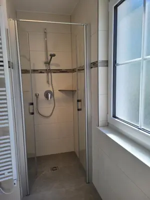 Ein Badezimmer in der Unterkunft Spreewaldblick