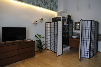 TV/Unterhaltungsangebot in der Unterkunft Apartment Lodge 61