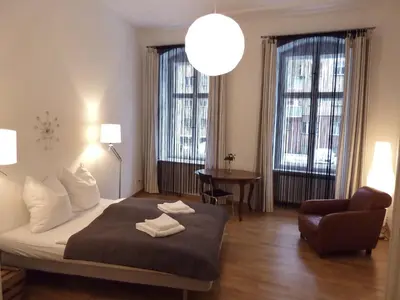Ein Bett oder Betten in einem Zimmer der Unterkunft apartment25