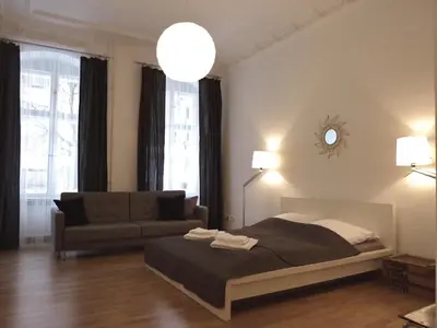 Ein Bett oder Betten in einem Zimmer der Unterkunft apartment25