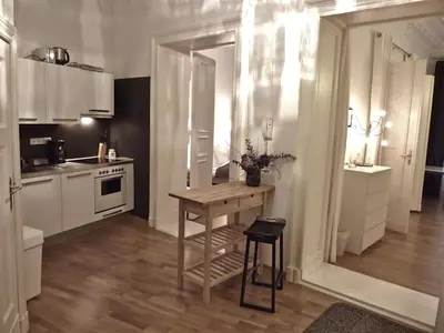 Küche/Küchenzeile in der Unterkunft apartment25