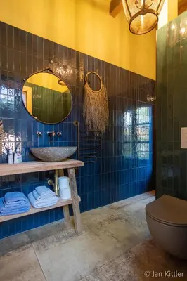 Ein Badezimmer in der Unterkunft Gut Leben Landresort