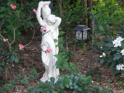 Ein Garten an der Unterkunft Alteschule15