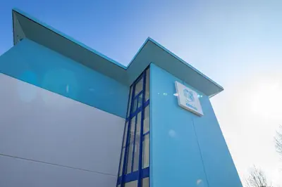Das Gebäude in dem sich das Hotel befindet