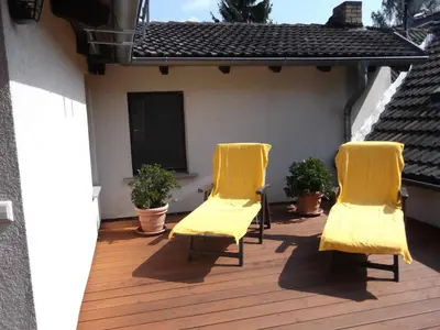 Das Gebäude in dem sich die Ferienwohnung befindet
