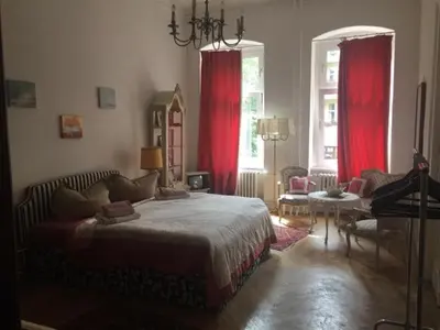 Ein Bett oder Betten in einem Zimmer der Unterkunft Kant