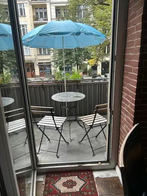Ein Balkon oder eine Terrasse in der Unterkunft Kant