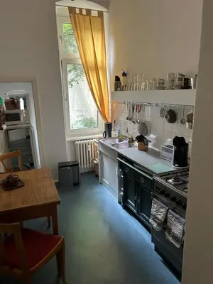 Küche/Küchenzeile in der Unterkunft Kant