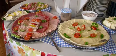 Essen in der Pension oder in der Nähe