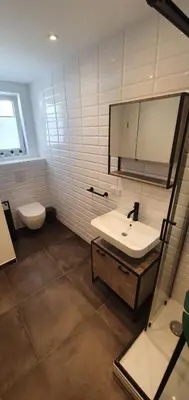 Ein Badezimmer in der Unterkunft Altstadtapartments Werder