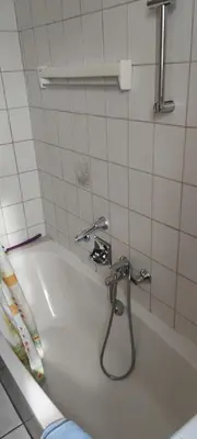 Ein Badezimmer in der Unterkunft Ferienwohnung Marienkäfer