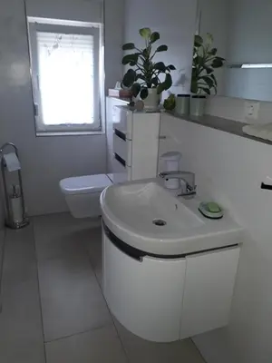 Ein Badezimmer in der Unterkunft Ferienwohnung Arthur