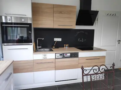 Küche/Küchenzeile in der Unterkunft Mini-Apartment ruhig und verkehrsgünstig in Berlin