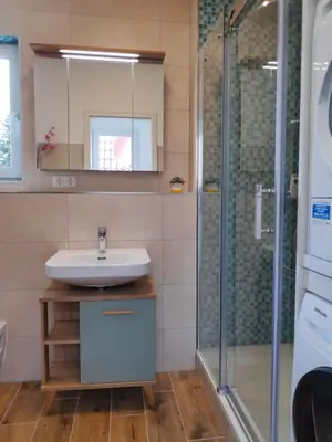 Ein Badezimmer in der Unterkunft Mini-Apartment ruhig und verkehrsgünstig in Berlin