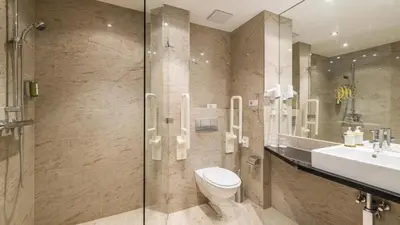 Ein Badezimmer in der Unterkunft nook Lakehouse