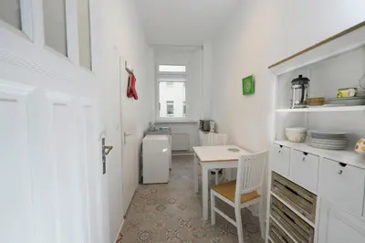 Küche/Küchenzeile in der Unterkunft Ferienwohnung Berlin Tiergarten