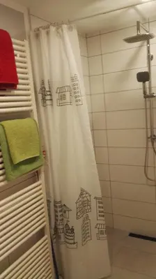 Ein Badezimmer in der Unterkunft Ferienhaus Pauline am See