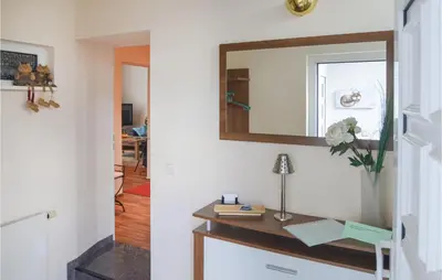 Ein Badezimmer in der Unterkunft Ferienhaus Altenescher Weg J