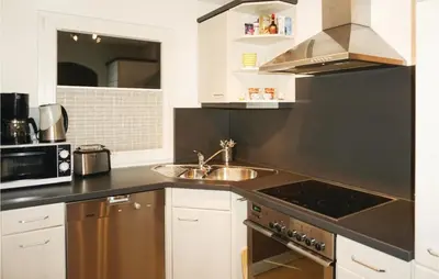 Küche/Küchenzeile in der Unterkunft Ferienhaus Blossiner Weg U