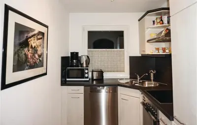 Küche/Küchenzeile in der Unterkunft Ferienhaus Blossiner Weg U