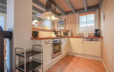 Küche/Küchenzeile in der Unterkunft Ferienhaus Am Schilfhaus L