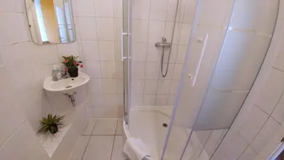 Ein Badezimmer in der Unterkunft Hotel M68