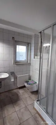 Ein Badezimmer in der Unterkunft Pension und Ferienwohnung Walther