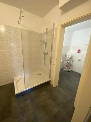 Ein Badezimmer in der Unterkunft Osthafen I