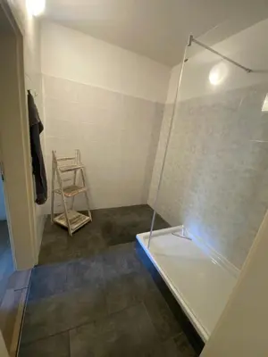 Ein Badezimmer in der Unterkunft Osthafen I