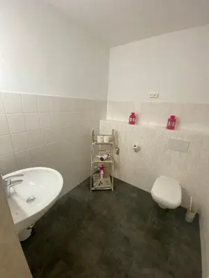 Ein Badezimmer in der Unterkunft Osthafen I