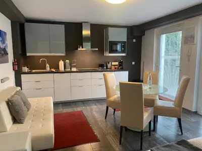 Küche/Küchenzeile in der Unterkunft City Holiday Apartments Berlin