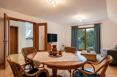 TV/Unterhaltungsangebot in der Unterkunft Ferienwohnung im grünen Mühlenbeck-nahe Berlin