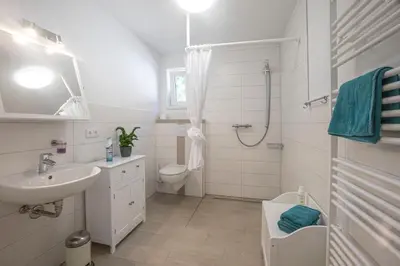 Ein Badezimmer in der Unterkunft Hirtenhaus 28b Erdgeschoss