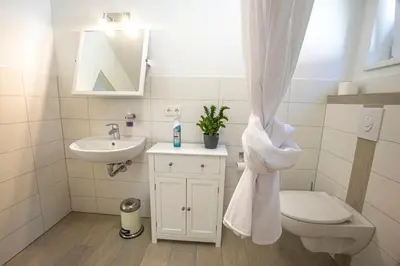 Ein Badezimmer in der Unterkunft Hirtenhaus 28b Erdgeschoss
