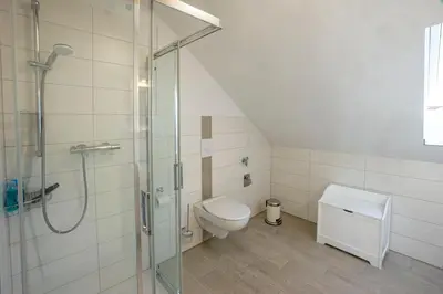 Ein Badezimmer in der Unterkunft Hirtenhaus 28b Obergeschoss