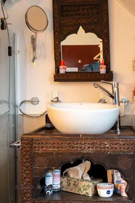 Ein Badezimmer in der Unterkunft Berlin entspannt geniessen