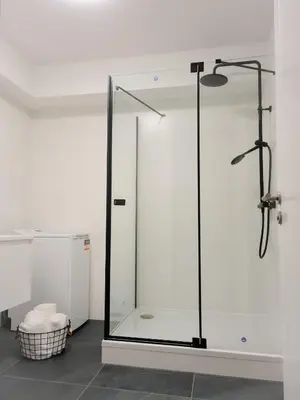 Ein Badezimmer in der Unterkunft Ferienwohnung Maja-Katharina
