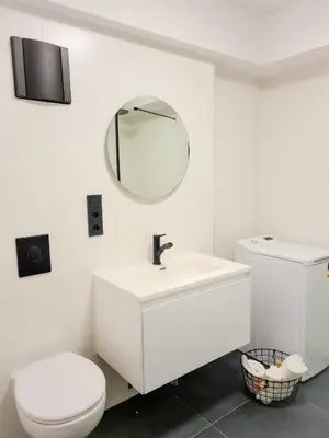 Ein Badezimmer in der Unterkunft Ferienwohnung Maja-Katharina
