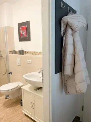 Ein Badezimmer in der Unterkunft Ferienwohnung Kamrath
