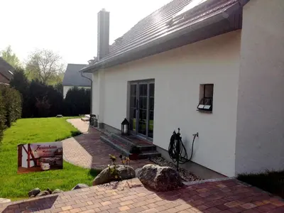 Ein Garten an der Unterkunft Ferienhaus Scheune