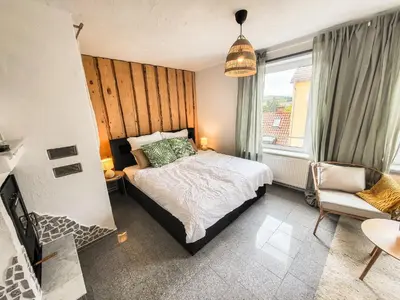 Ein Bett oder Betten in einem Zimmer der Unterkunft BetterBeds Brandenburg