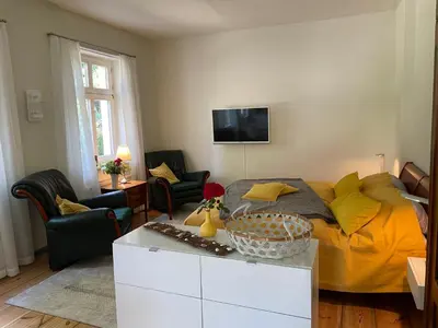 TV/Unterhaltungsangebot in der Unterkunft Ferienwohnungen an der Stadtvilla Rheinsberg