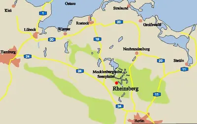 Grundriss der Unterkunft Ferienwohnungen an der Stadtvilla Rheinsberg