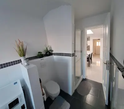 Ein Badezimmer in der Unterkunft Ferienwohnung Lindenblick