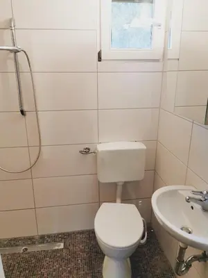 Ein Badezimmer in der Unterkunft Monteurs-Quatier Biesenthal Stadt