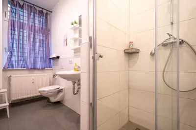 Ein Badezimmer in der Unterkunft Blue Chili Apartments Prenzlauer Berg