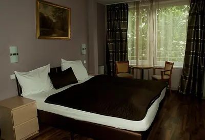 Ein Bett oder Betten in einem Zimmer der Unterkunft Pension Levi