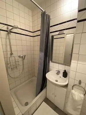 Ein Badezimmer in der Unterkunft Apartment Glasower 31