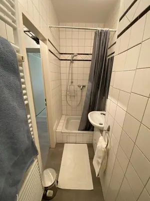 Ein Badezimmer in der Unterkunft Apartment Glasower 31